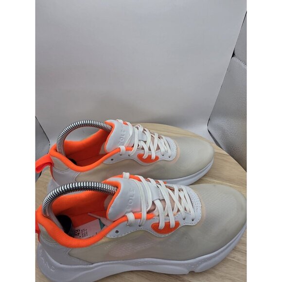 Cole Haan Womens ZeroGrand Radiant Shoes W21292. White/orange. NEW!! Sz 7.5 B - Picture 6 of 8